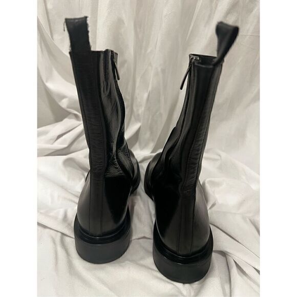 Cordani Women's Black Leather Plain Toe Side Zip Blaize Bootie Size 39 NWOT - Picture 6 of 10